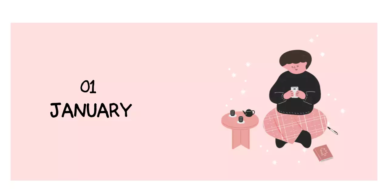 알록달록한 귀여운 일상 일러스트 컨셉