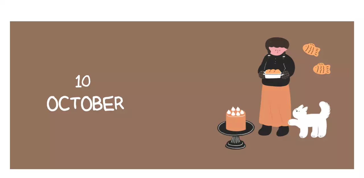 알록달록한 귀여운 일상 일러스트 컨셉