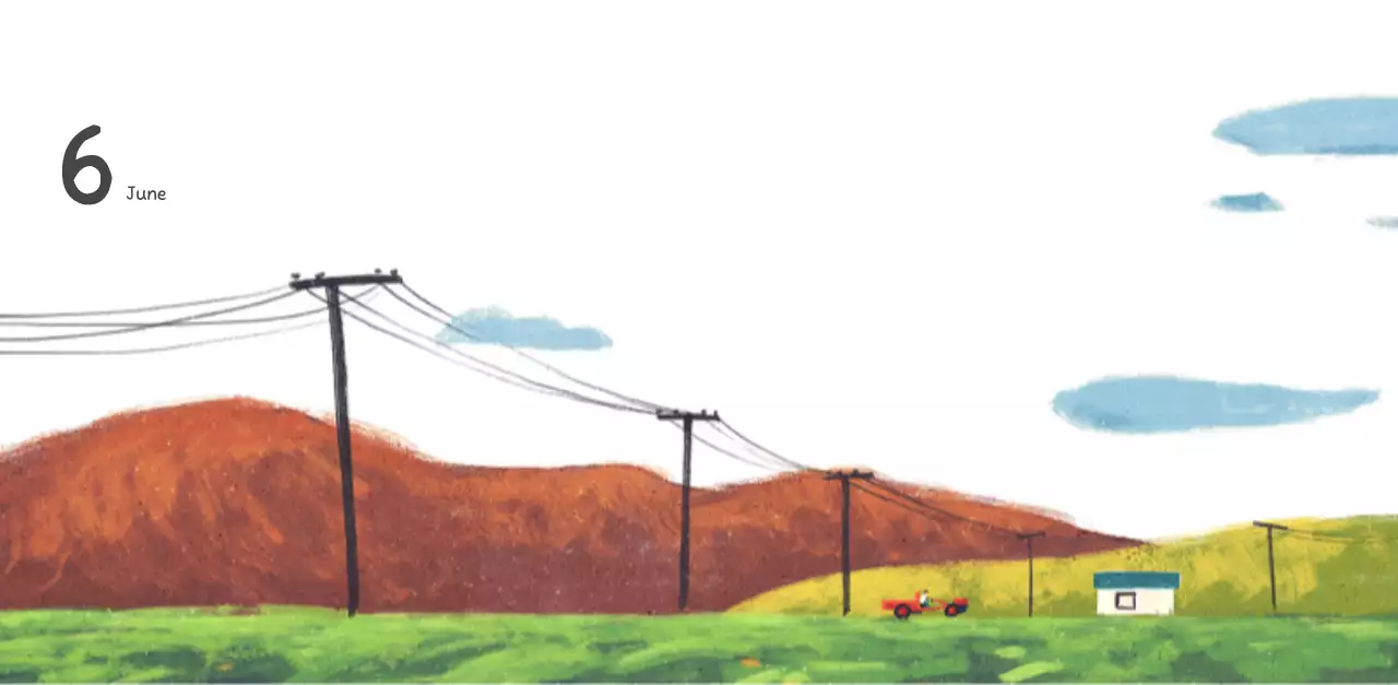 포근한 일러스트가 인상적인 귀여운 달력