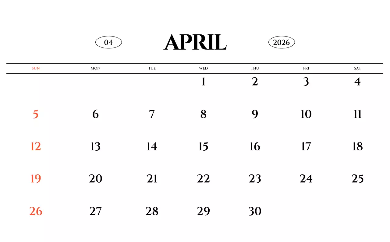 흑백 감성적인 여행 사진 컨셉의 심플한 스타일 달력