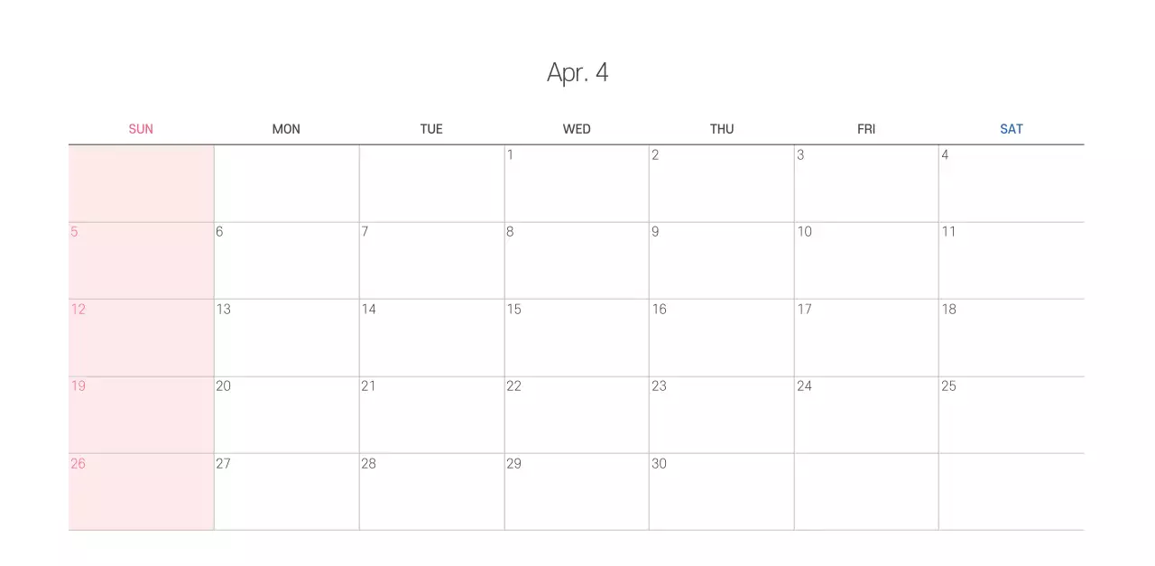 따뜻한 일러스트가 있는 교회달력