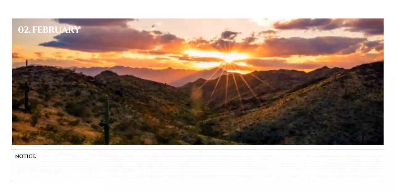 흑백 감성적인 여행 사진 컨셉의 심플한 스타일 벽걸이 달력