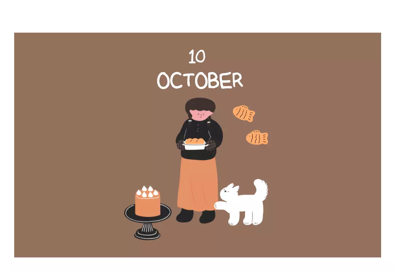 알록달록한 귀여운 일상 일러스트 컨셉