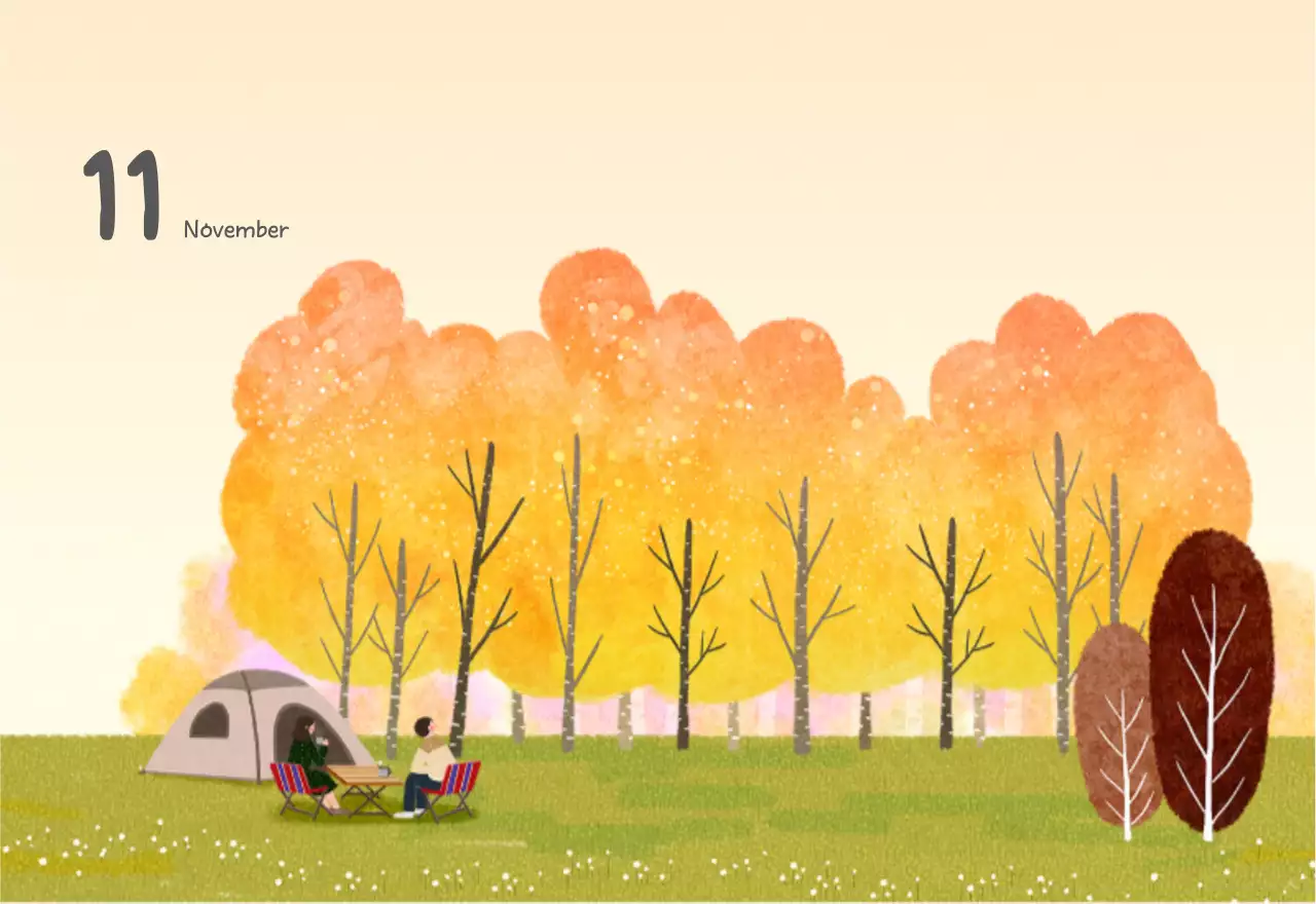 포근한 일러스트가 인상적인 귀여운 달력