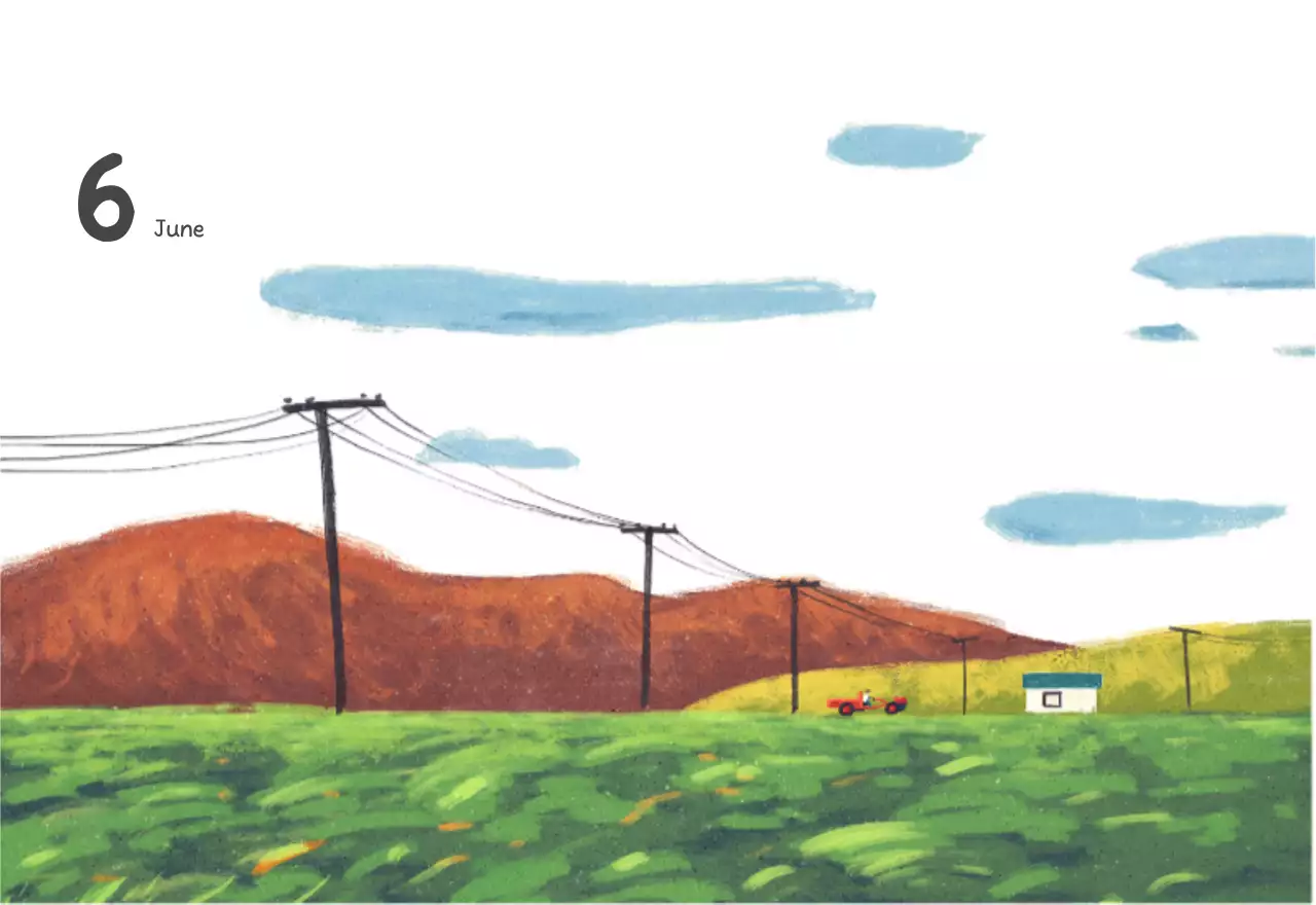 포근한 일러스트가 인상적인 귀여운 달력