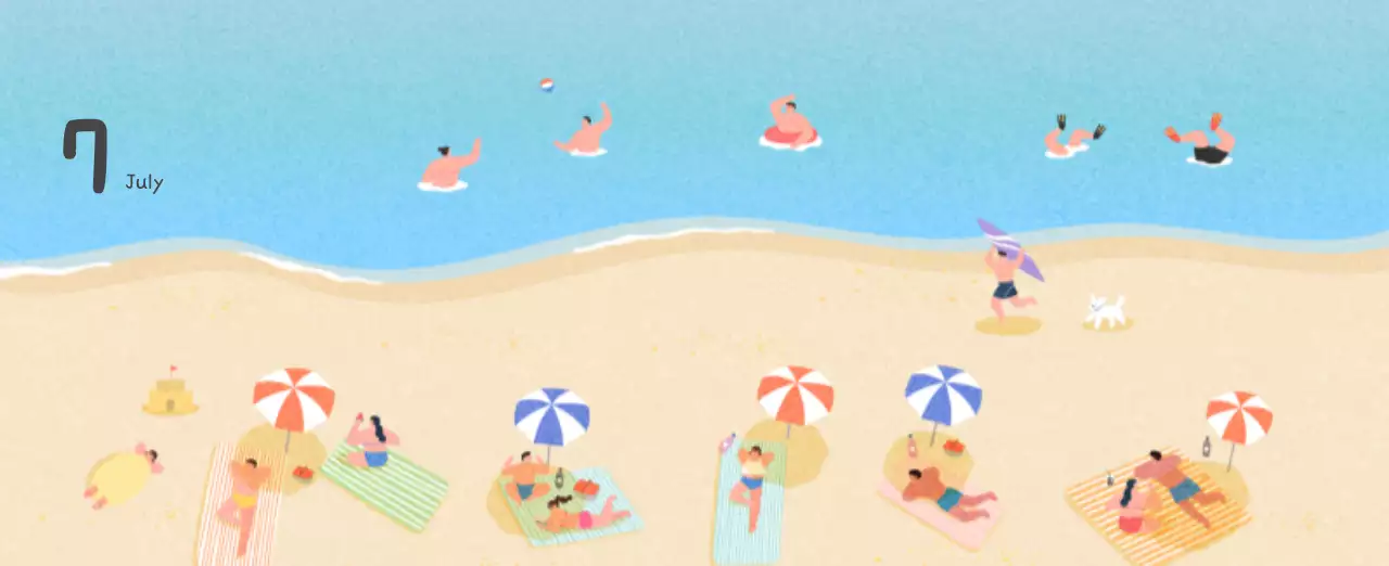 포근한 일러스트가 인상적인 귀여운 달력