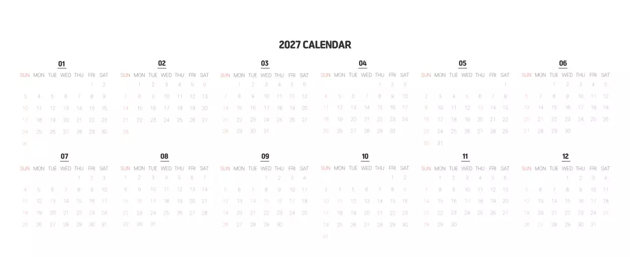 건강과 가족이 관련된 아기자기한 일러스트와 컬러로 포인트를 준 연말 연시 기념 병원