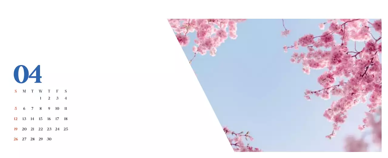 계절별 풍경 사진이 담긴 병원 달력