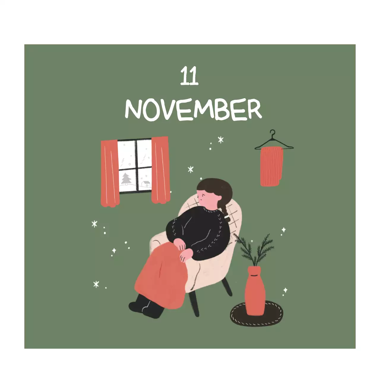 알록달록한 귀여운 일상 일러스트 컨셉