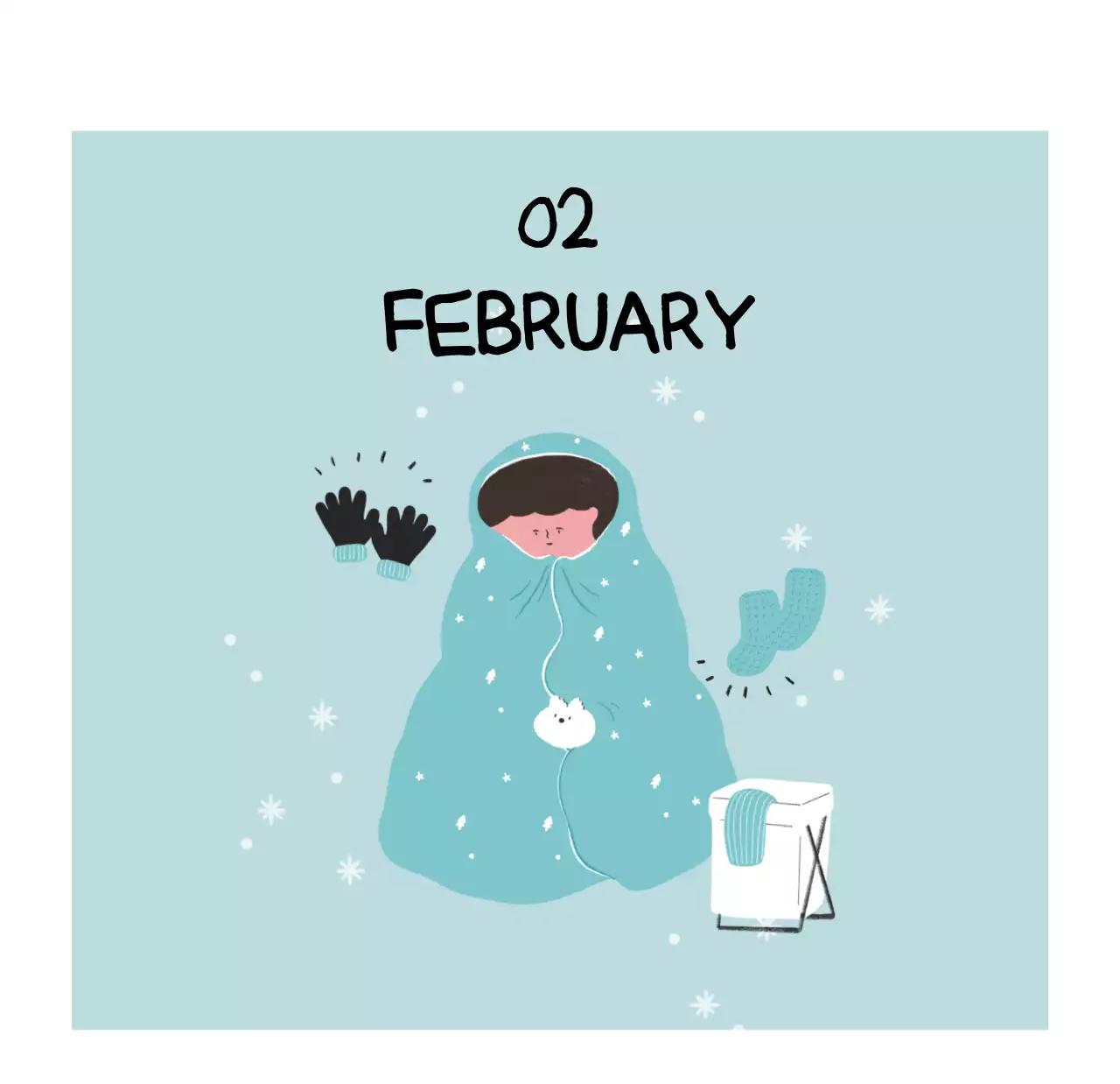 알록달록한 귀여운 일상 일러스트 컨셉