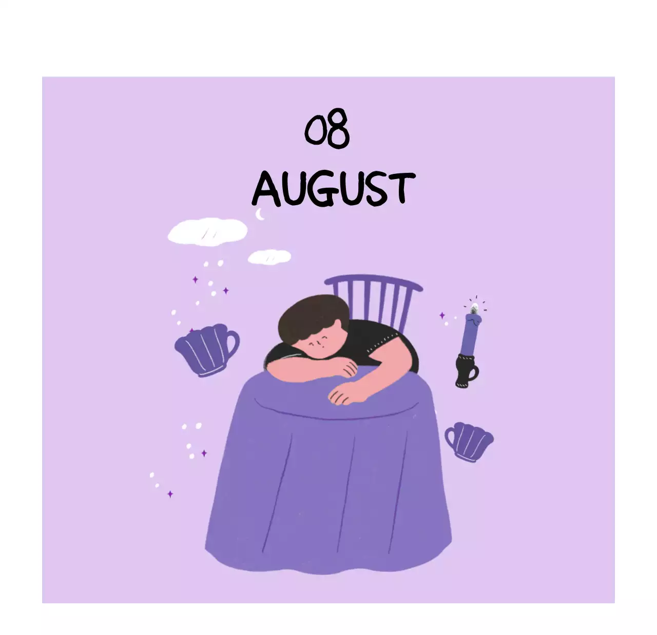 알록달록한 귀여운 일상 일러스트 컨셉