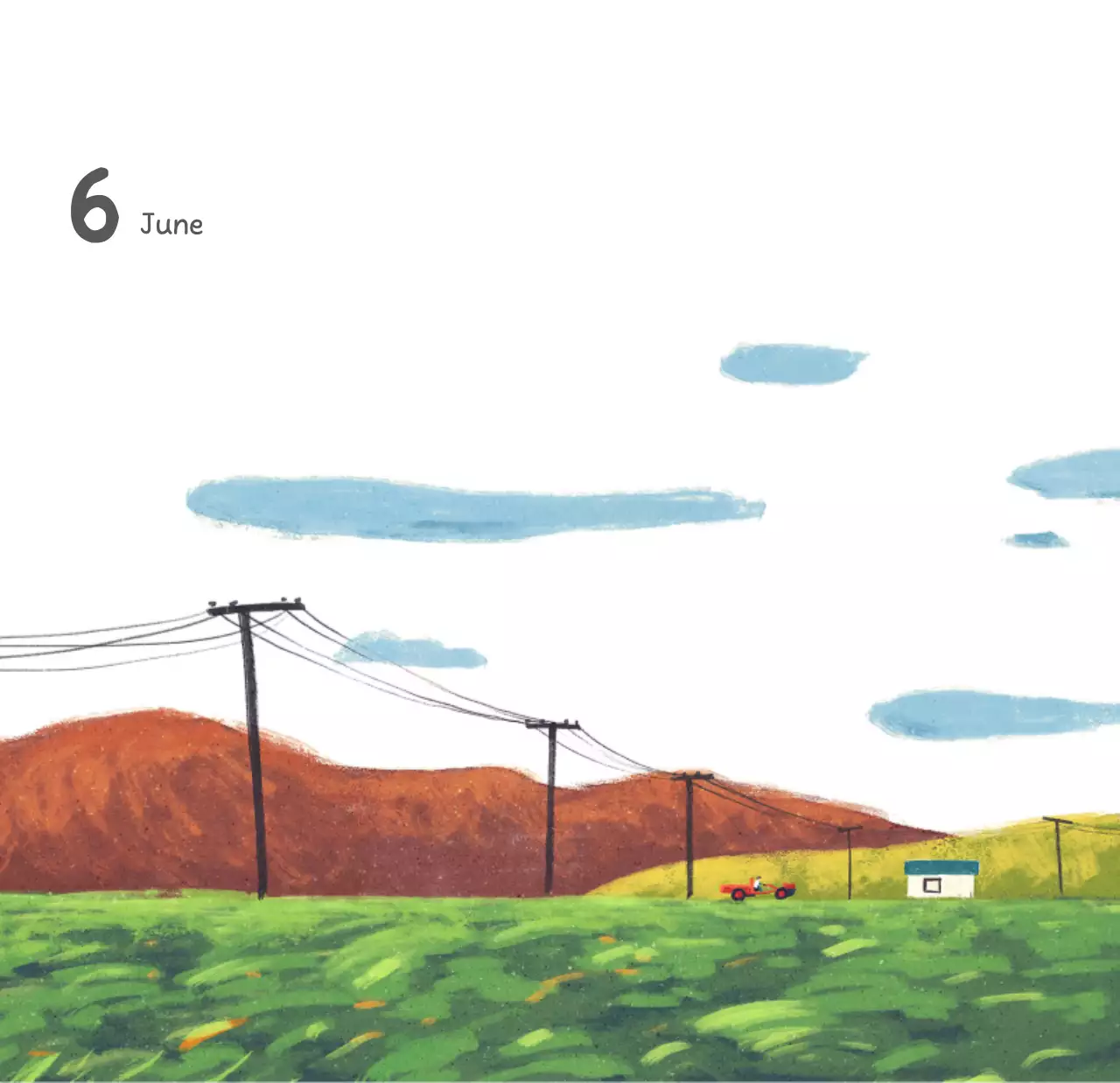 포근한 일러스트가 인상적인 귀여운 달력