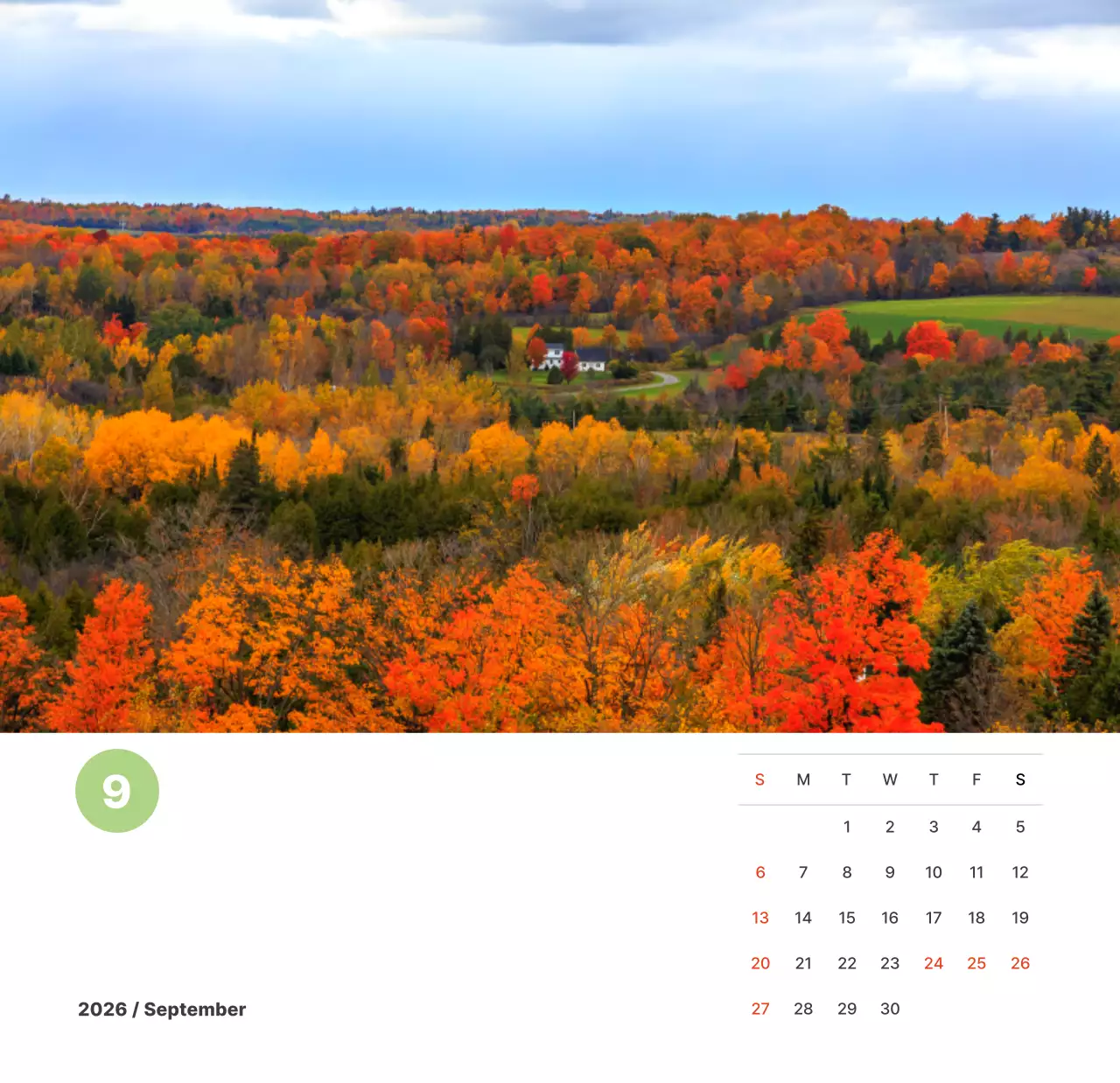 파스텔 컬러의 따뜻한 풍경 사진