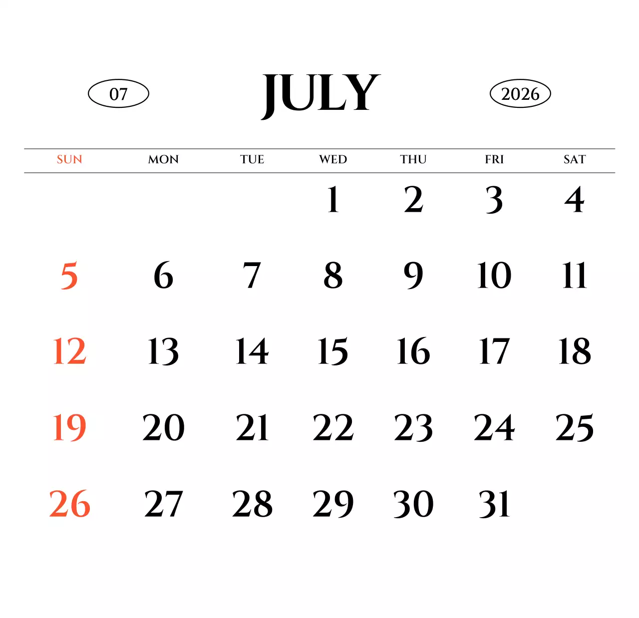 흑백 감성적인 여행 사진 컨셉의 심플한 스타일 벽걸이 달력