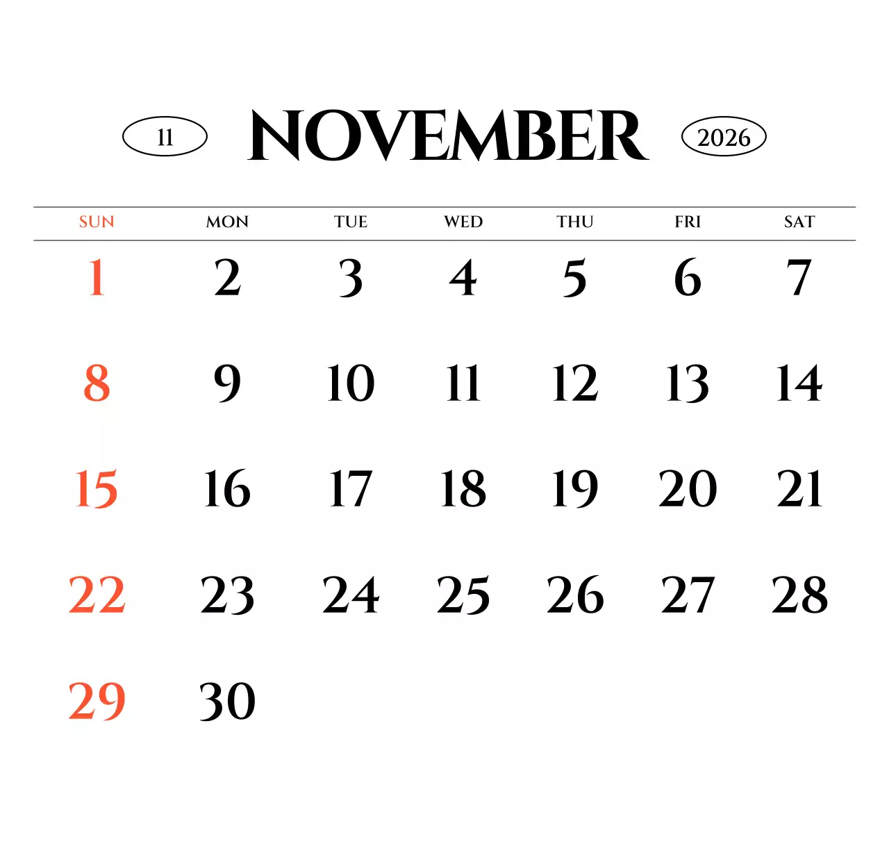 흑백 감성적인 여행 사진 컨셉의 심플한 스타일 벽걸이 달력