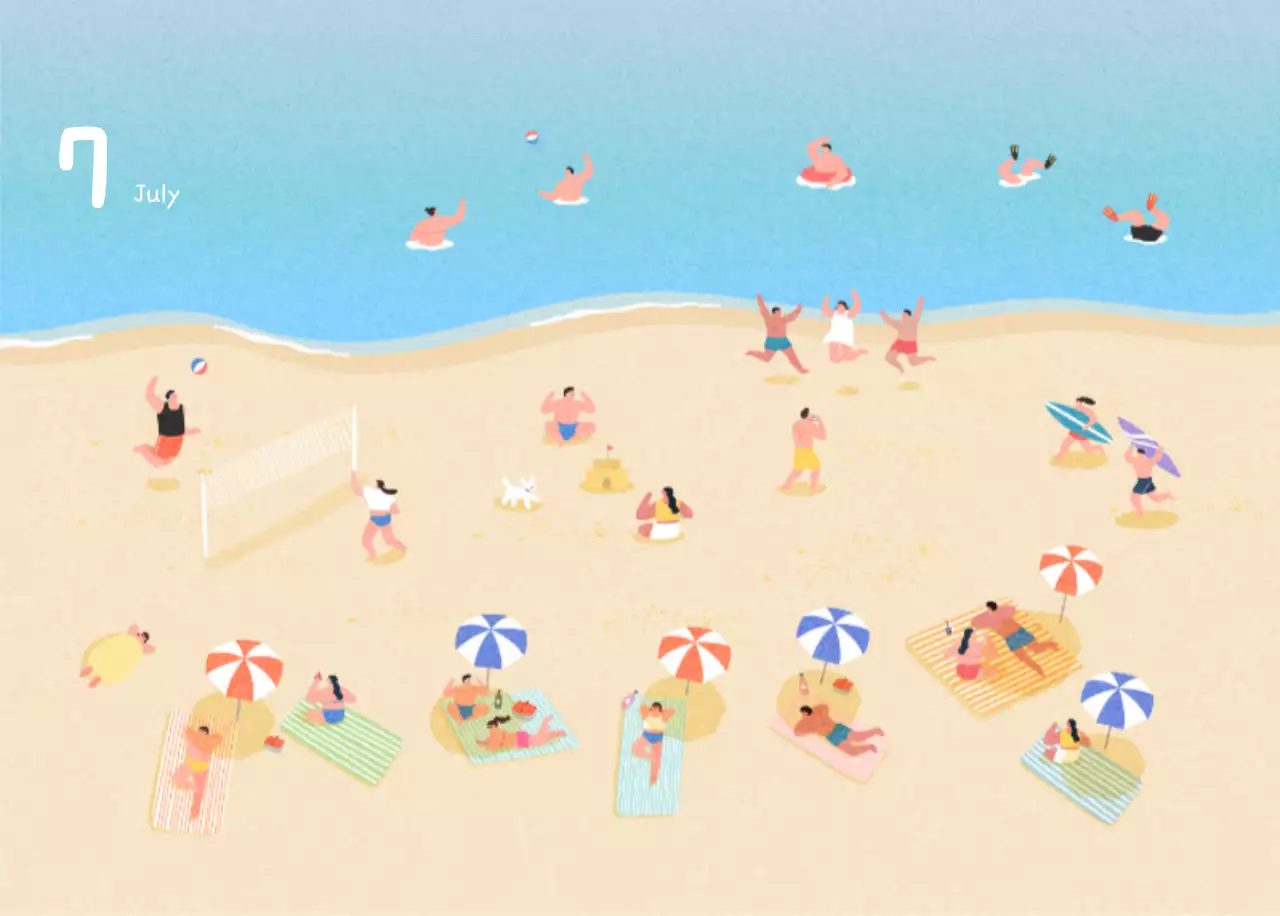 포근한 일러스트가 인상적인 귀여운 달력