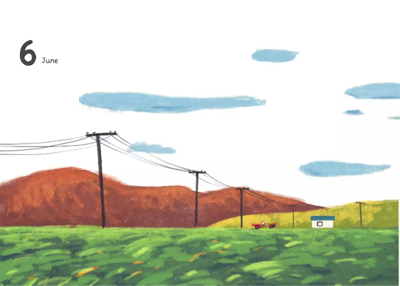 포근한 일러스트가 인상적인 귀여운 달력