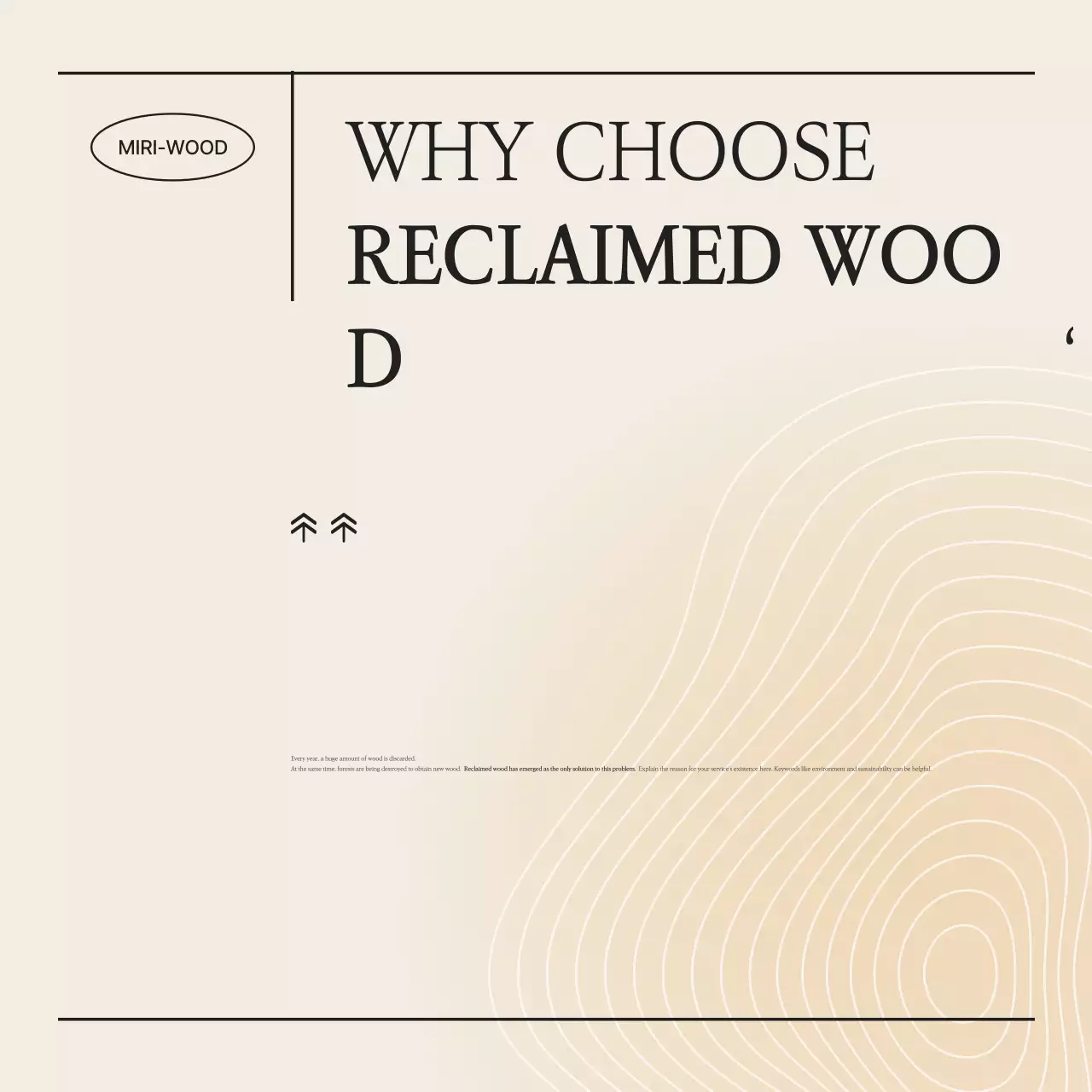 Beige Simple Environmental Campaign Promotion