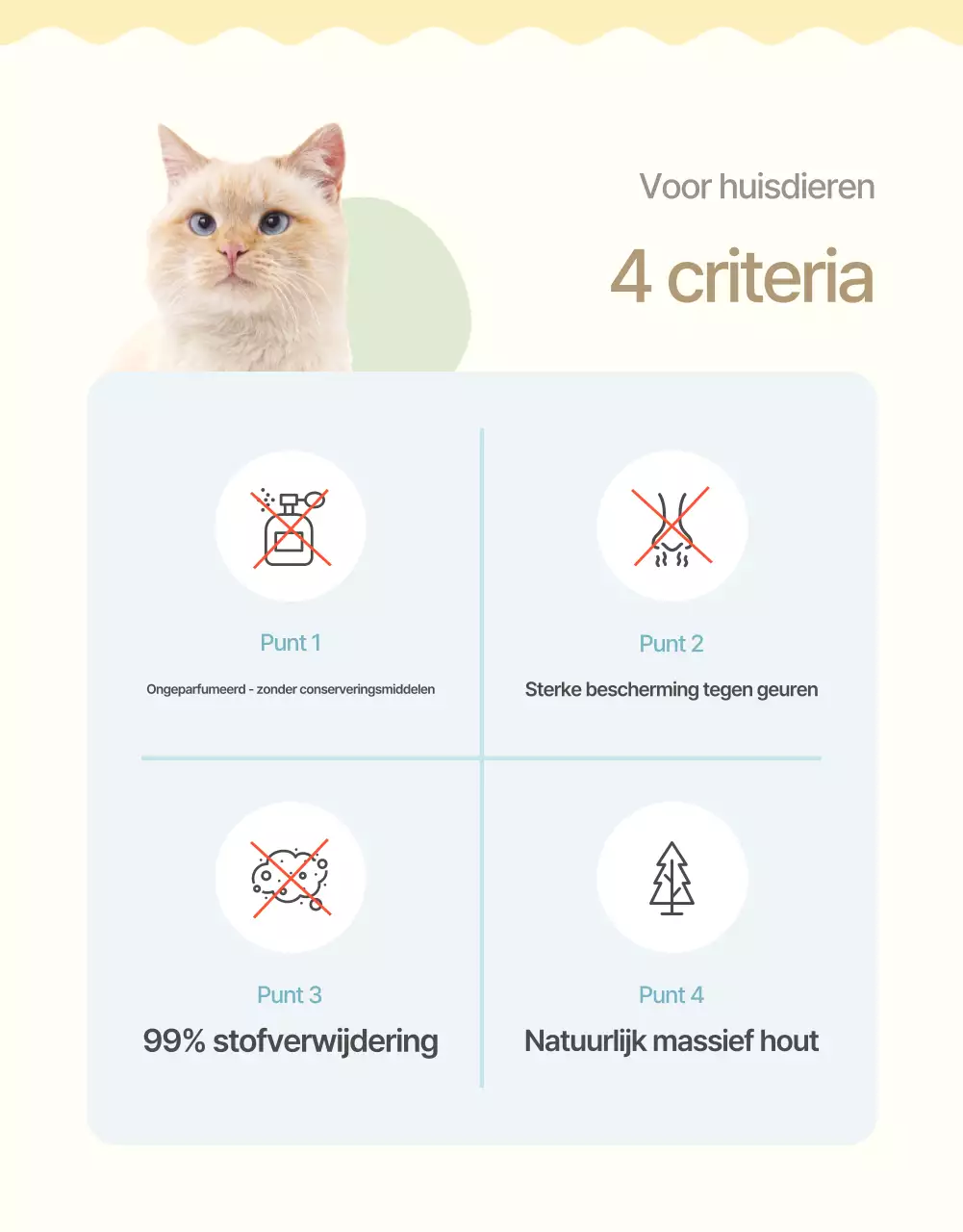 Beige Simple Pet Product Promotie