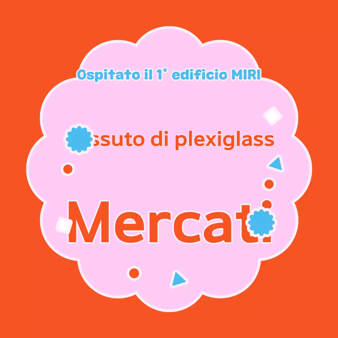 Evento del mercatino delle pulci Orange Pop