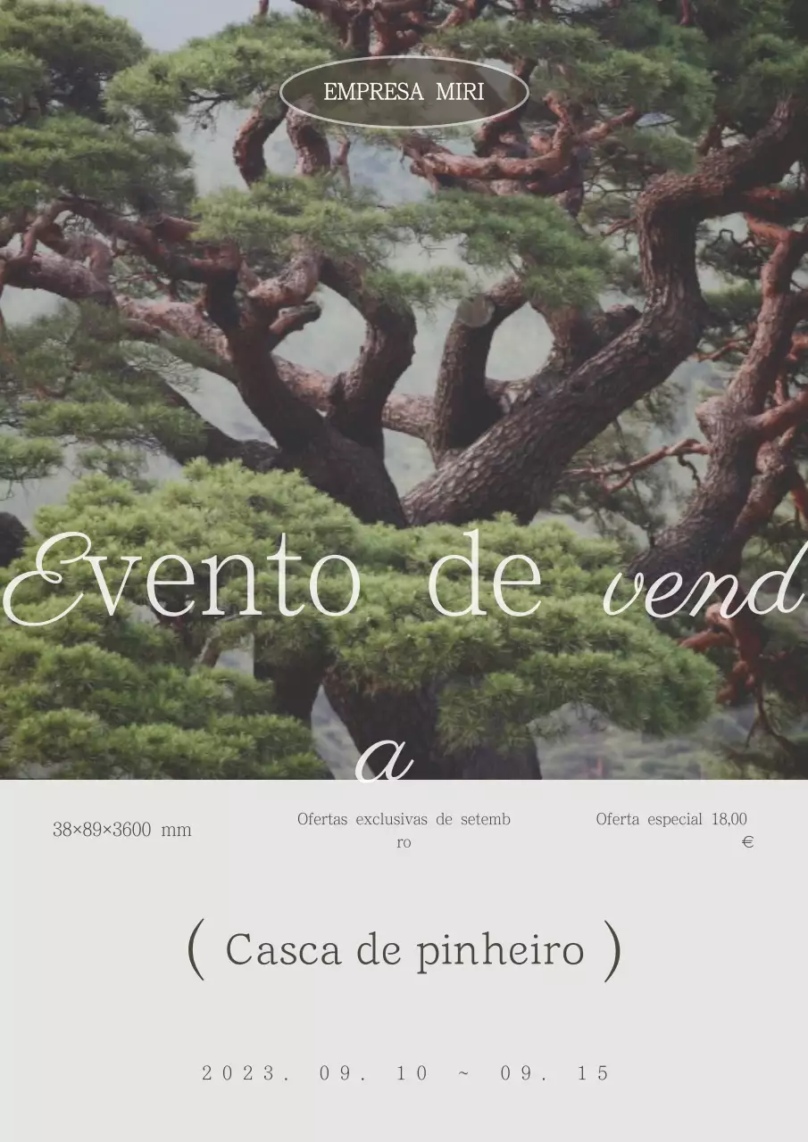 Promoção de Madeira Clássica Verde