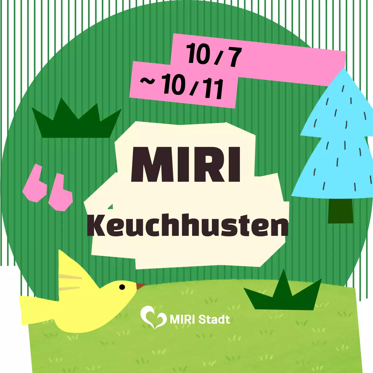 Grünes Baby-Baekiljang-Event