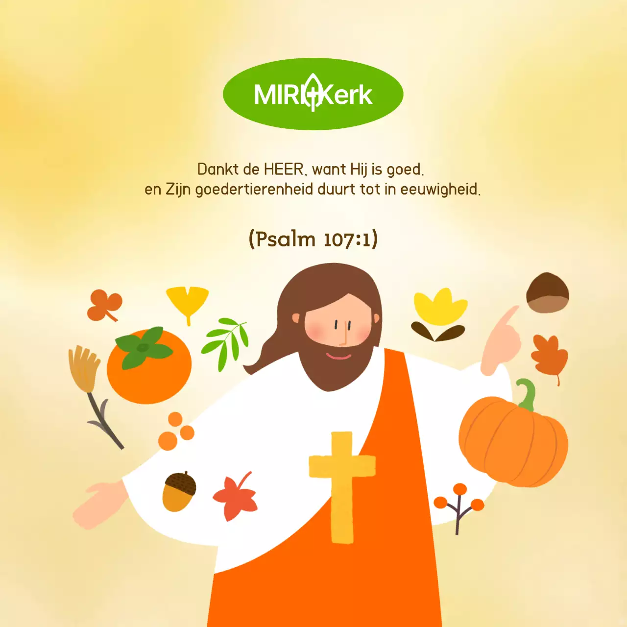 Orange Oriental Thanksgiving Servicegids