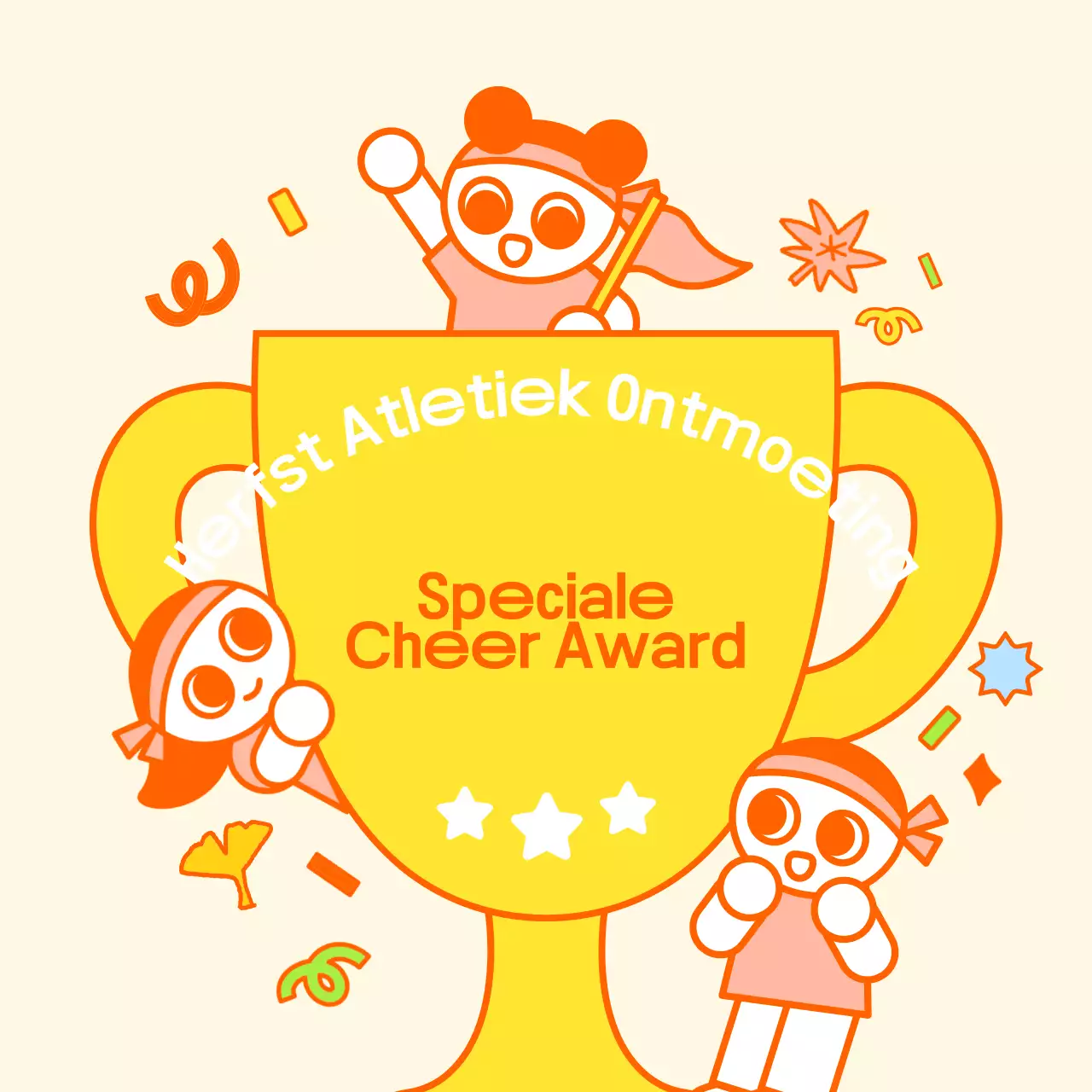 Prijs voor het Orange Baby Sportfestival