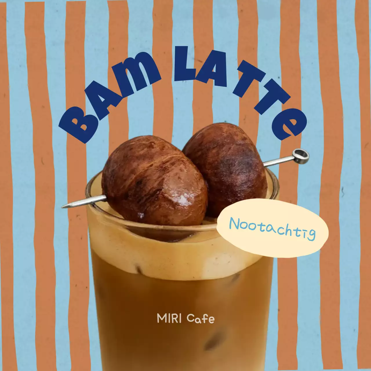 bruine vintage koffie advertentie