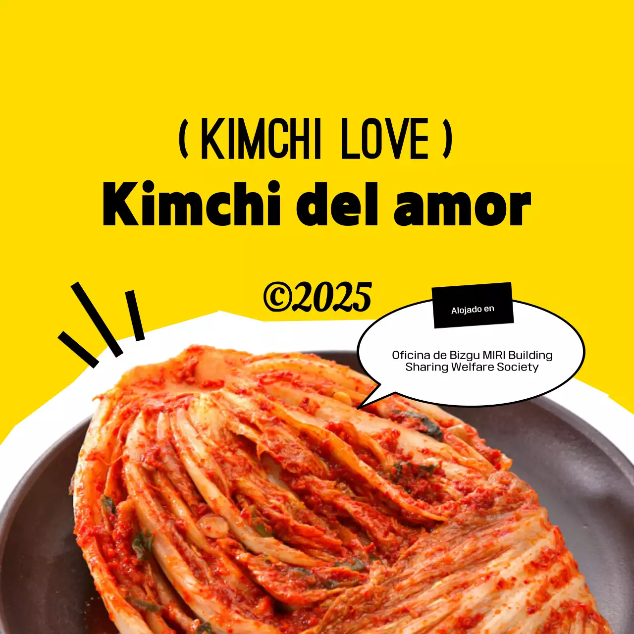 Festival del Kimchi Retro Amarillo