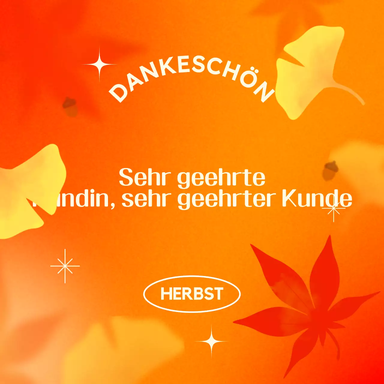 Orange Pop Kunden-Wertschätzungsaktion