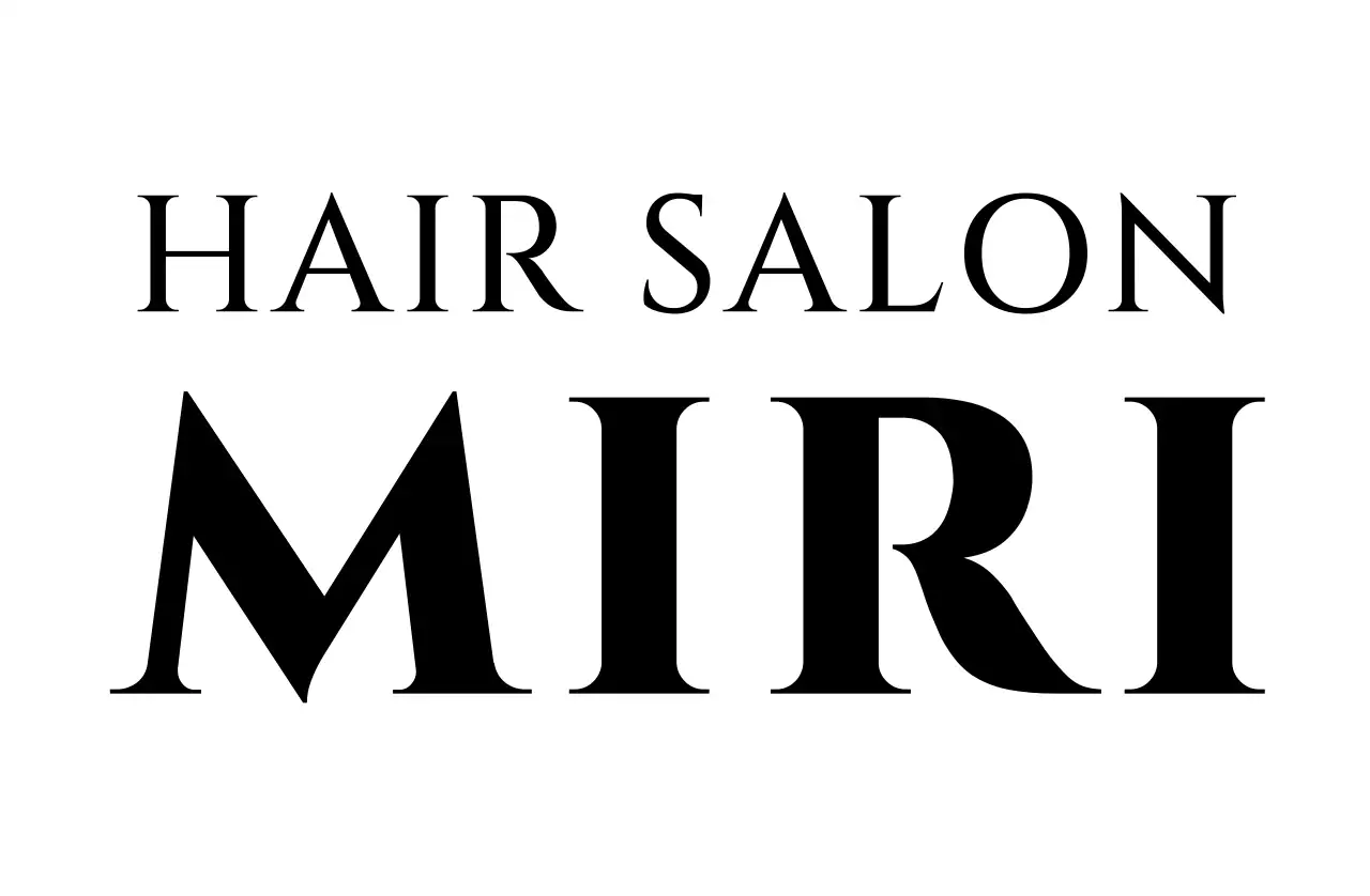 黒 シンプル 美容室 ロゴ おしゃれ