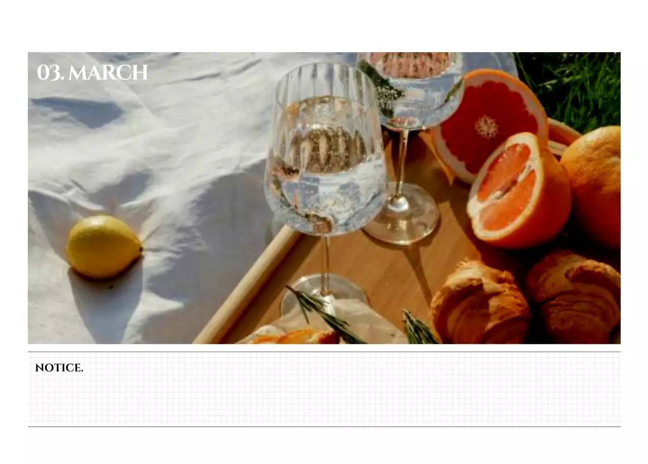 흑백 감성적인 여행 사진 컨셉의 심플한 스타일 벽걸이 달력