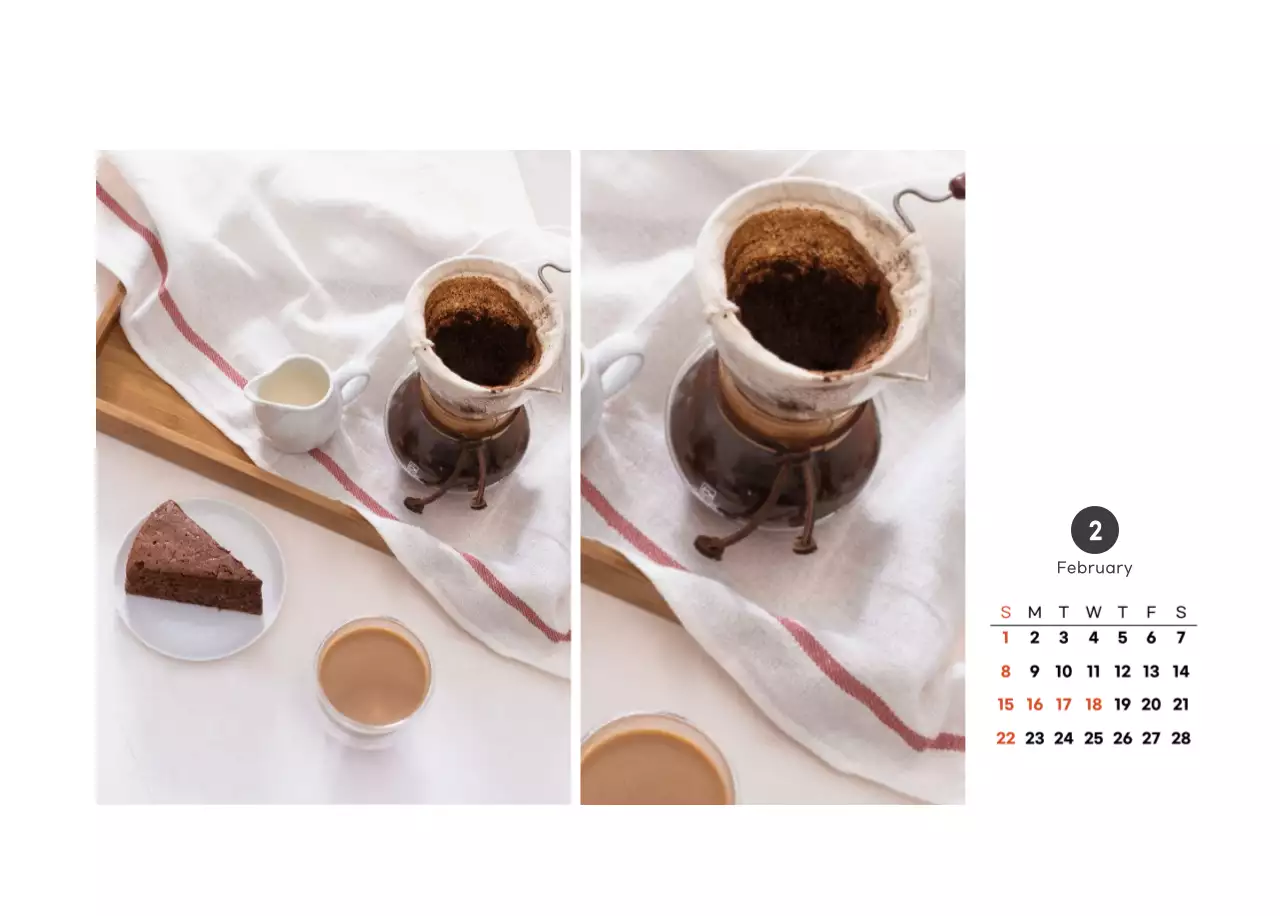 화이트와 브라운의 감성 카페