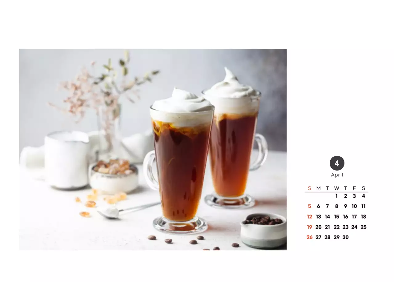 화이트와 브라운의 감성 카페