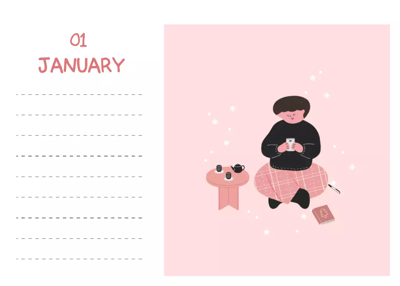 알록달록 귀여운 일상 일러스트 컨셉