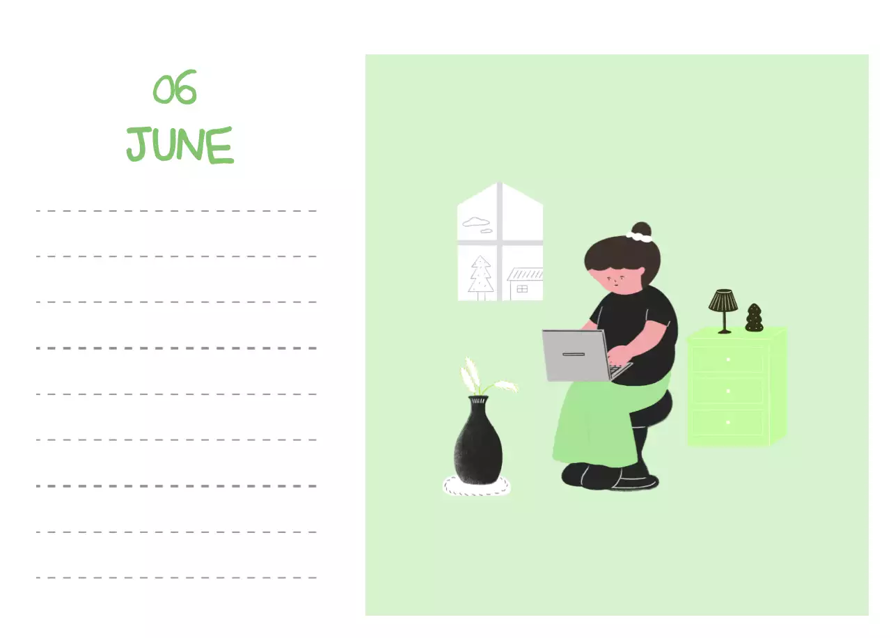 알록달록 귀여운 일상 일러스트 컨셉