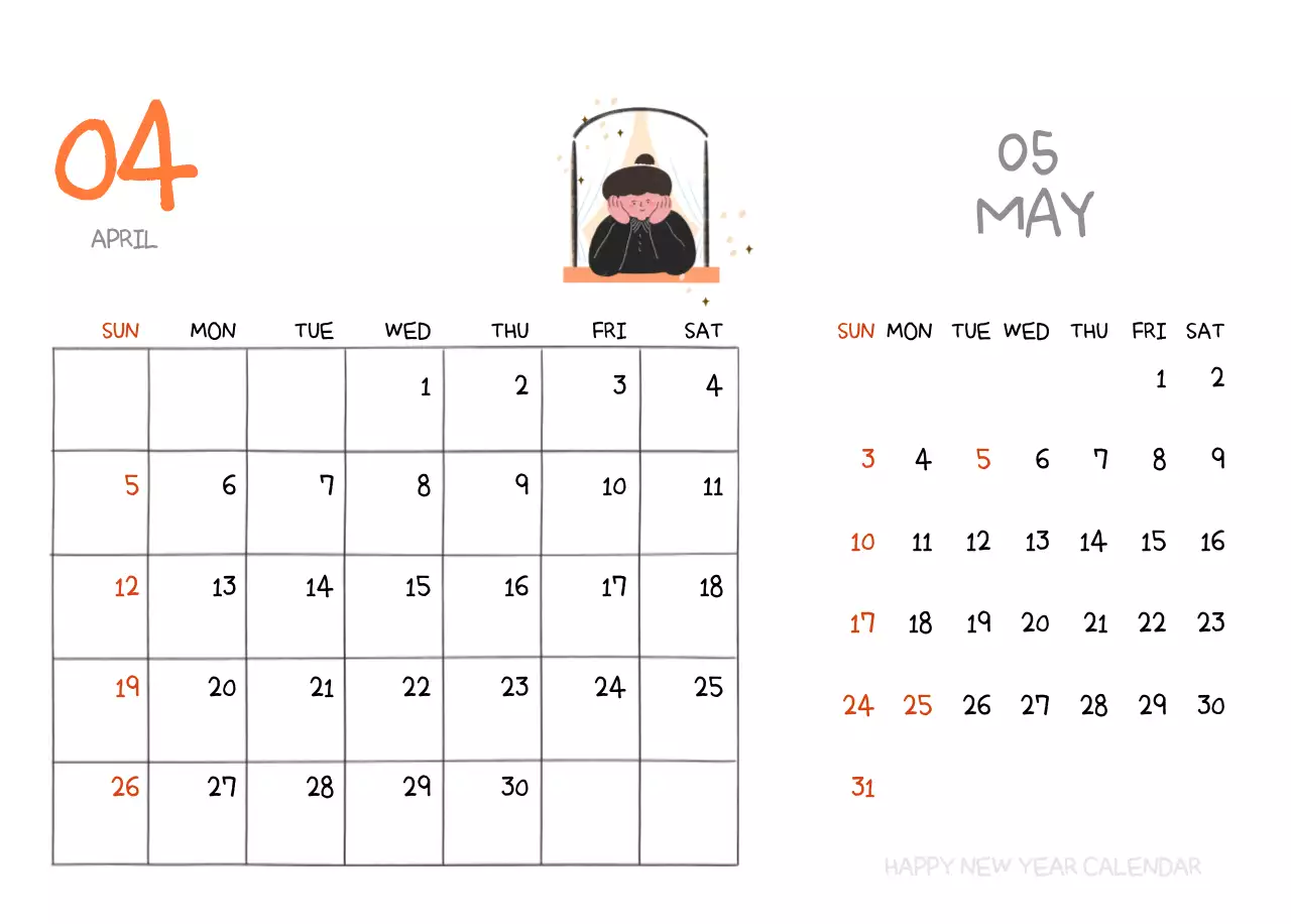 알록달록 귀여운 일상 일러스트 컨셉