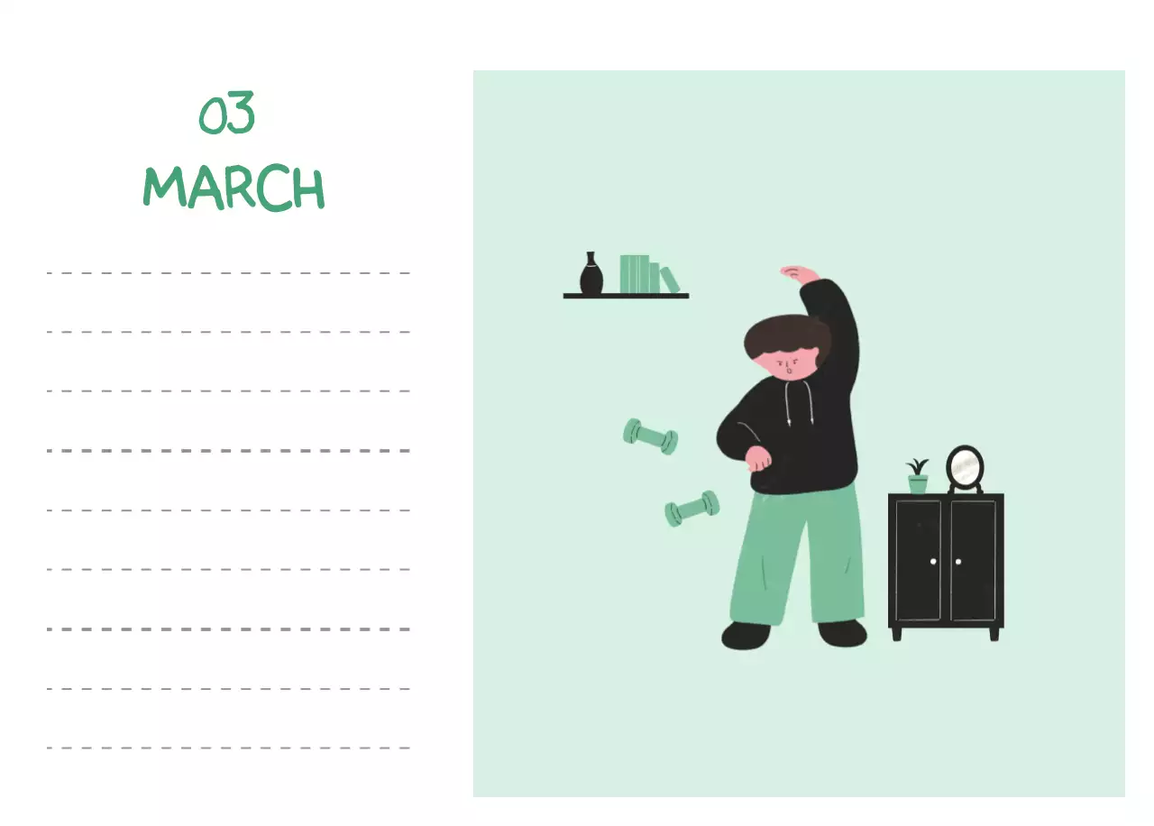 알록달록 귀여운 일상 일러스트 컨셉