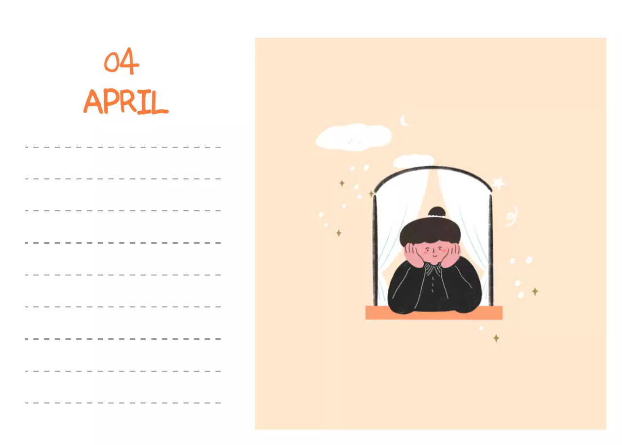 알록달록 귀여운 일상 일러스트 컨셉