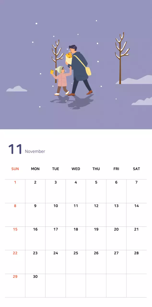 파스텔톤의 따뜻한 가족 컨셉