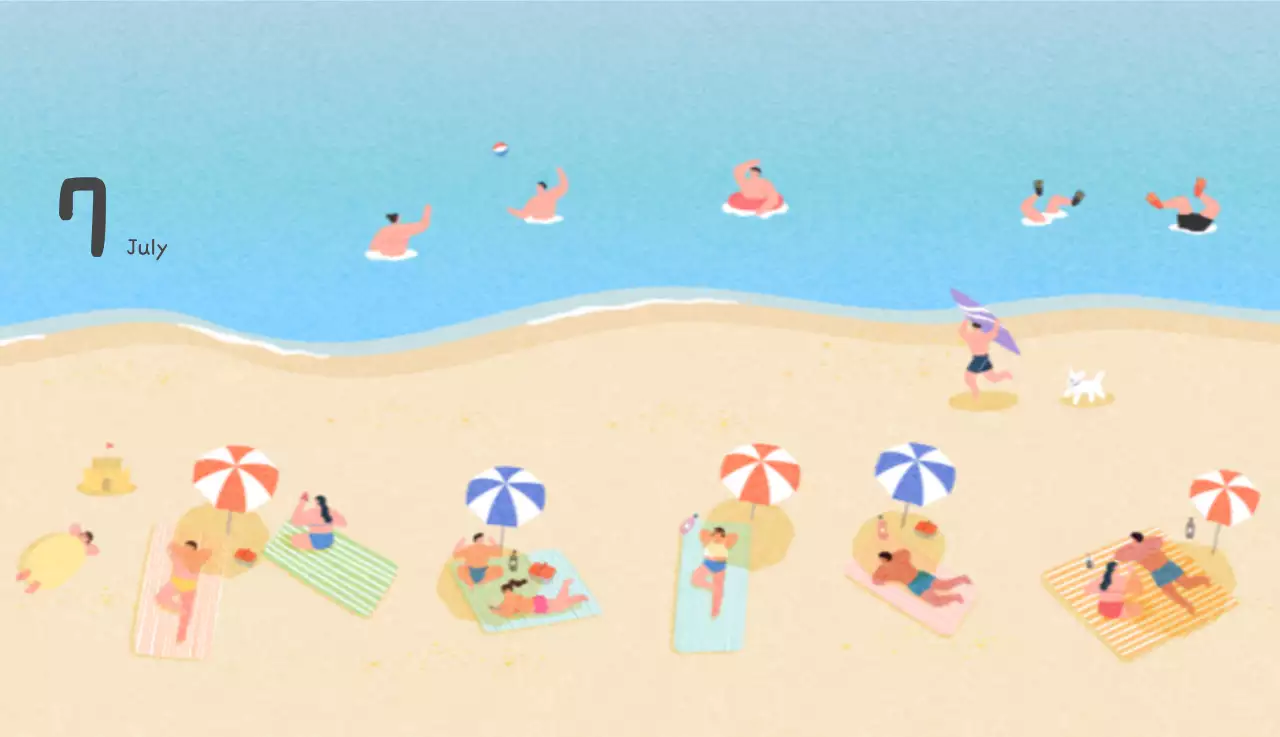 포근한 일러스트가 인상적인 귀여운 달력