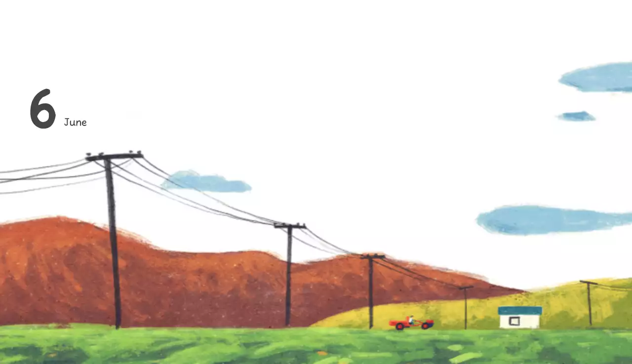 포근한 일러스트가 인상적인 귀여운 달력