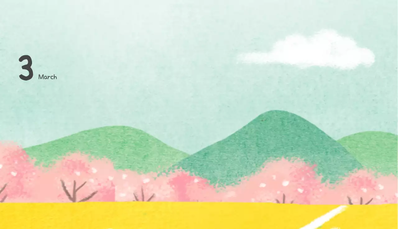 포근한 일러스트가 인상적인 귀여운 달력