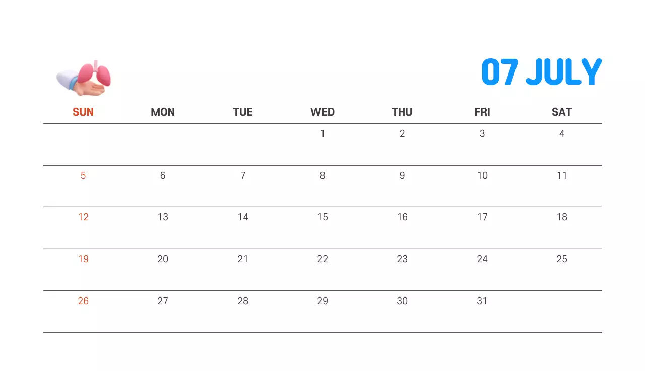 건강과 가족이 관련된 아기자기한 일러스트와 컬러로 포인트를 준 연말 연시 기념 병원