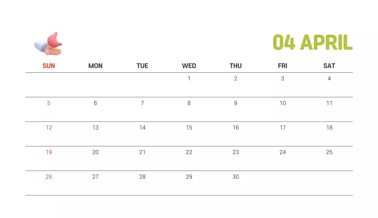 건강과 가족이 관련된 아기자기한 일러스트와 컬러로 포인트를 준 연말 연시 기념 병원