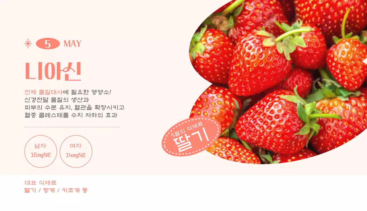 깔끔하고 알록달록한 컨셉의 병원 달력