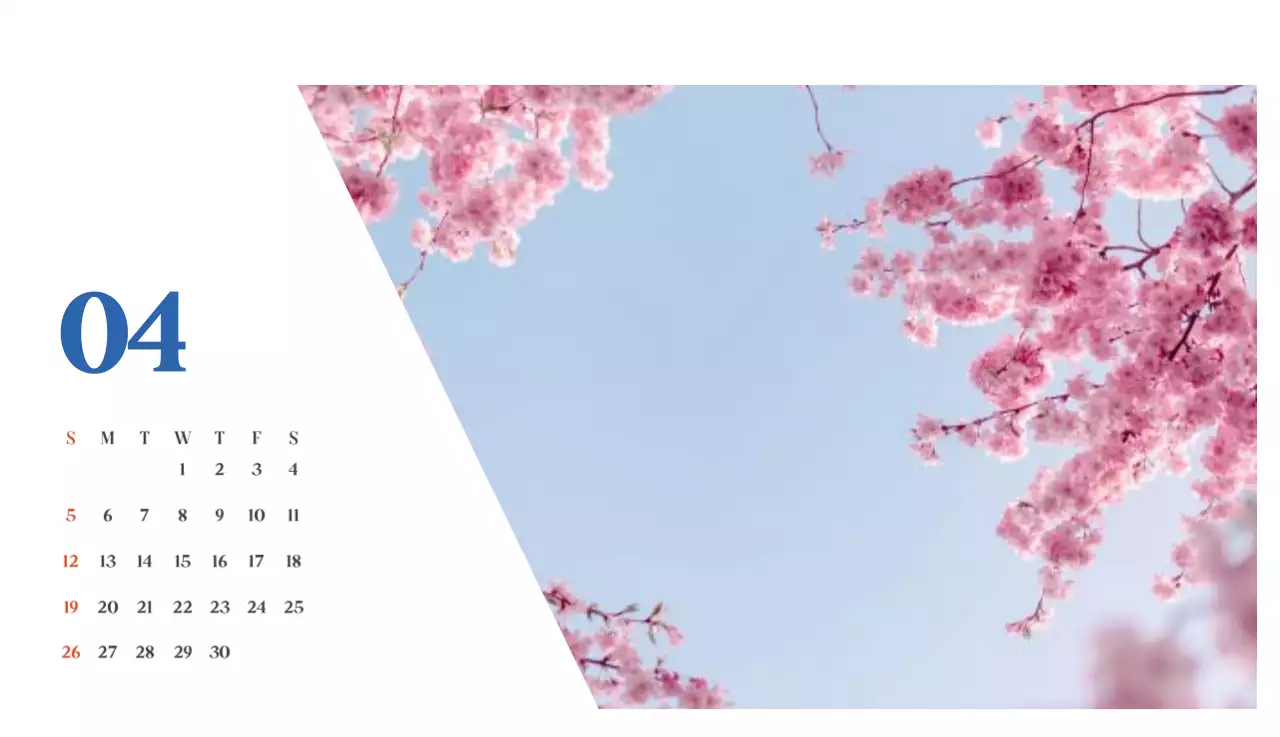 계절별 풍경 사진이 담긴 병원 달력