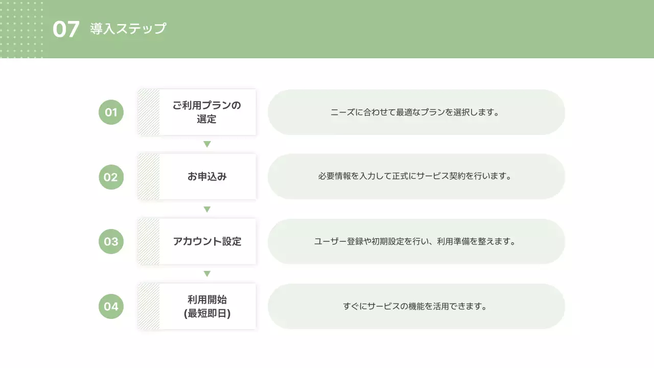 パステル シンプル ビジネス 提案書