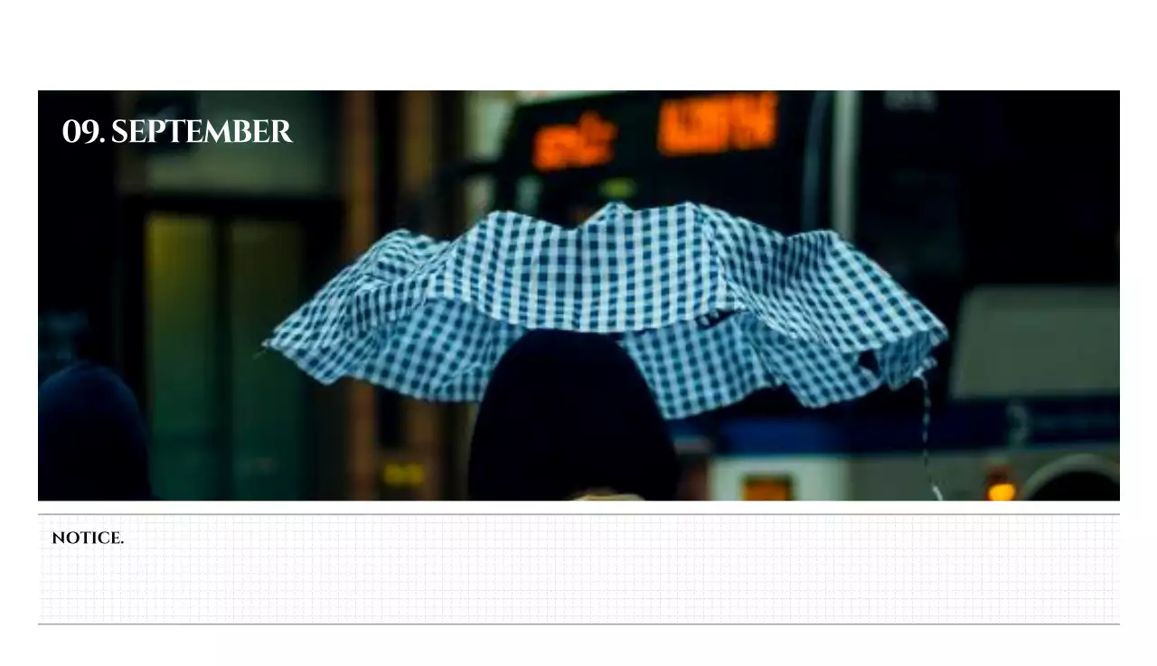 흑백 감성적인 여행 사진 컨셉의 심플한 스타일 벽걸이 달력